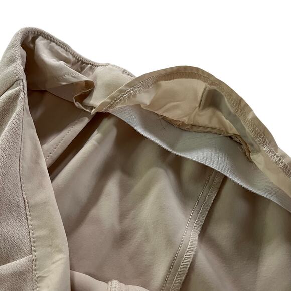 Abercrombie Beige Stretch Waist Pull On Trouser Sz XL Tall Office Work Career - Picture 7 of 11